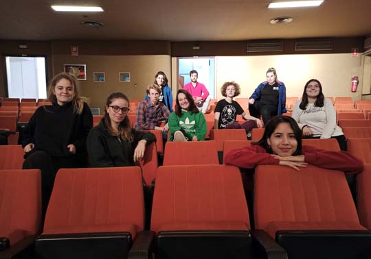 Participantes en el Taller Permanente de Teatro.